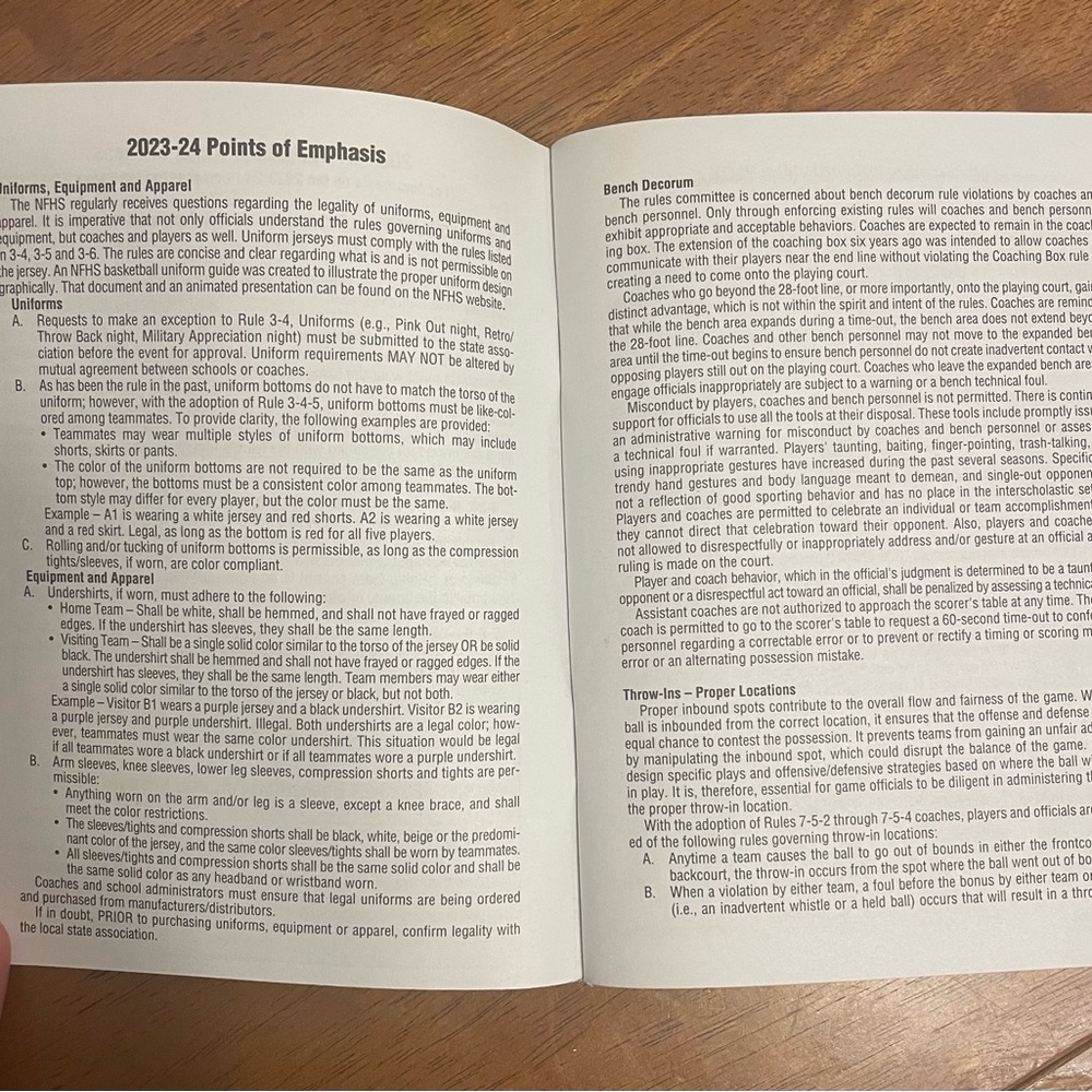 IAABO 23-24 Handbook and Rules book - Picture 8 of 10